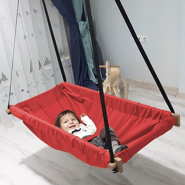 Baby Swing Bed red