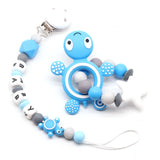 Baby Pacifier Holder blue