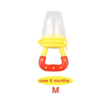 Baby Food Feeder yellow 6m