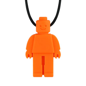 Robot Chew Necklace green 2