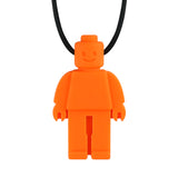 Robot Chew Necklace orange