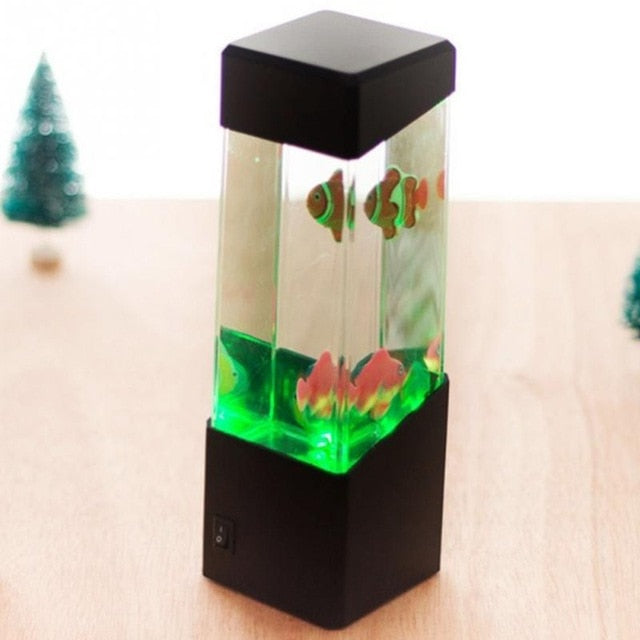 fish volcanic lamp