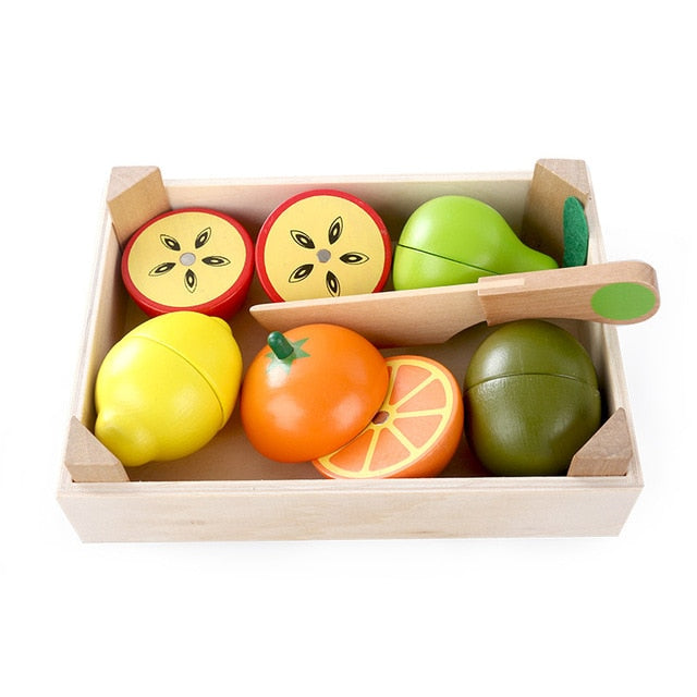 Play Kitchen Set Wooden fruit