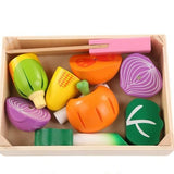 Play Kitchen Set Wooden veggies