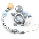 Baby Pacifier Holder grey