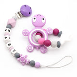 Baby Pacifier Holder purple